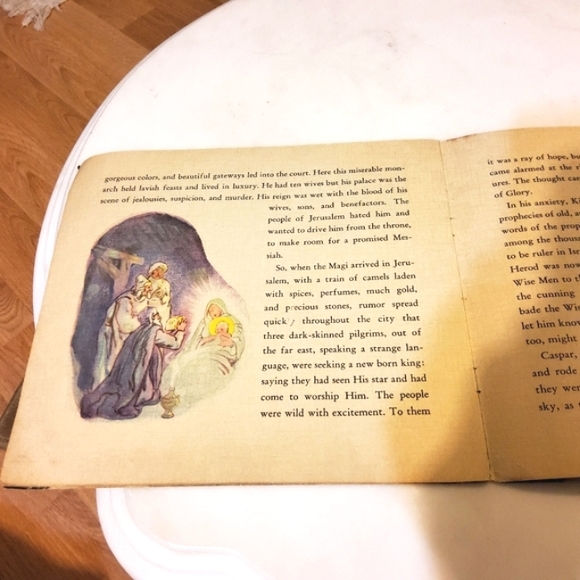 1934 Christmas Booklet The Star Of Bethlehem Book Vintage - Picture 12 of 16